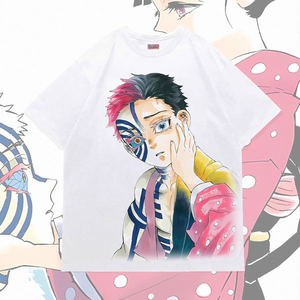 Akaza x Koyuki: Eternal Redemption - Demon Slayer Oversized Tee