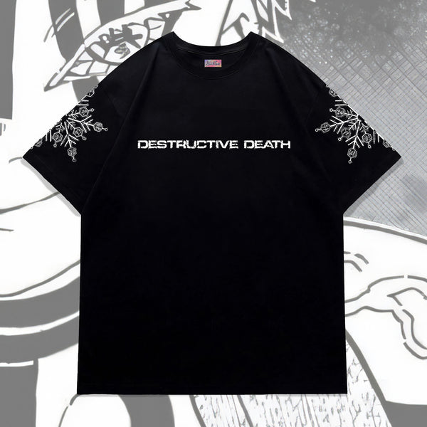 Akaza Destructive Death - Demon Slayer Oversized Tee