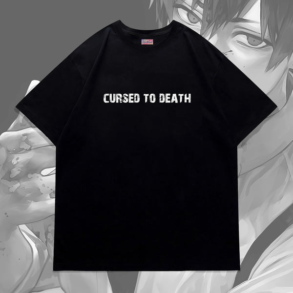 Aki Cursed to Death - Chainsaw Man Oversized Tee