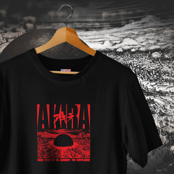Neo Tokyo Explosion Poster Classic Fit - Akira Oversized Tee
