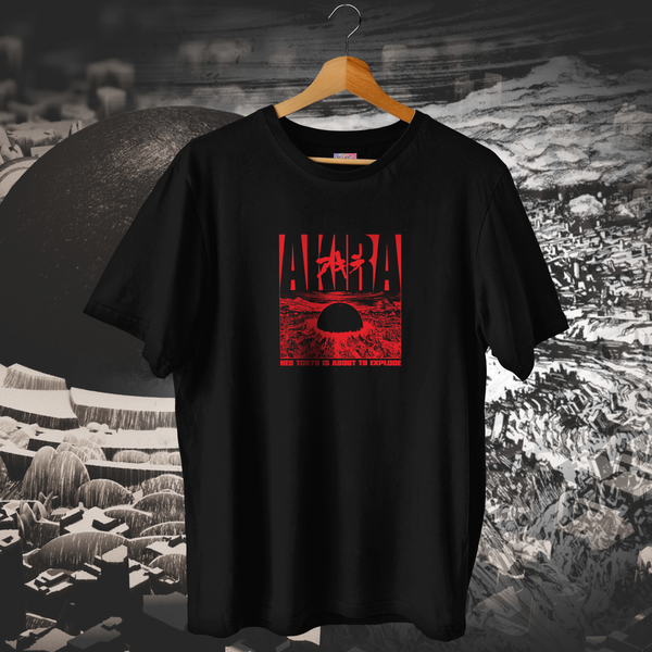 Neo Tokyo Explosion Poster Classic Fit - Akira Oversized Tee