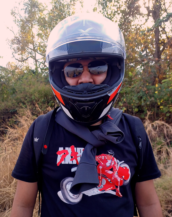 Kaneda Motorcycle Black Wash - Akira Oversized Tee