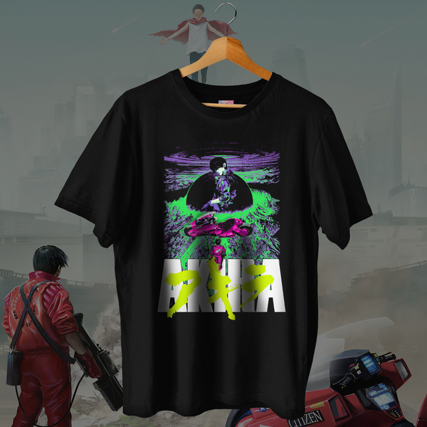 Akira Neon Rider Poster - Akira Oversized Tee