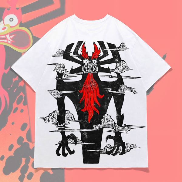 Aku the Shogun of Sorrow - Samurai Jack Oversized Tee