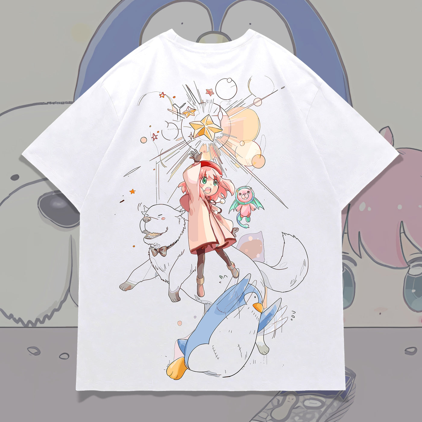 Anya, Bond and Penguin-sama Tee