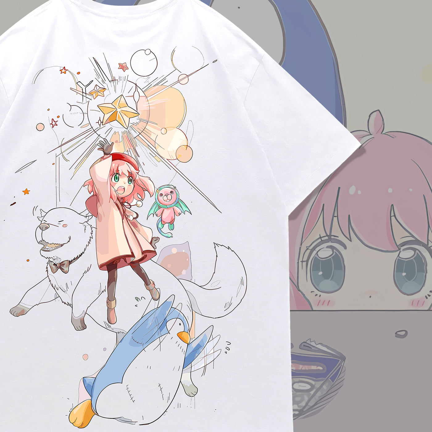 Anya, Bond and Penguin-sama Tee