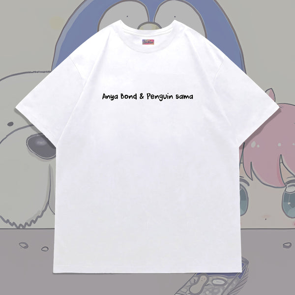 Anya, Bond and Penguin-Sama - Spy X Family Oversized Tee