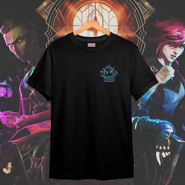 Jinx Crown Sketch Classic Fit - Arcane Tee