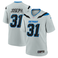 Detroit Lions Kerby Joseph Nike Silver 2026 Rivalries Collection Game Jersey