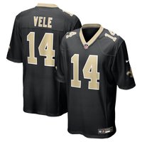 New Orleans Saints Devaughn Vele Nike Black Team Game Jersey