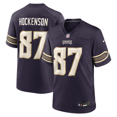 Minnesota Vikings T.J. Hockenson Nike Purple 2026 Rivalries Collection Game Jersey