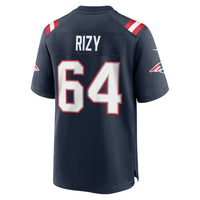 New England Patriots Jacob Rizy Navy jersey – view 5