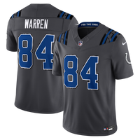 Indianapolis Colts Tyler Warren Nike Anthracite 2026 Rivalries Collection Printed Limited Jersey