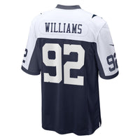 Dallas Cowboys Quinnen Williams Navy jersey – view 3