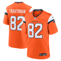 Denver Broncos Adam Trautman Nike Orange Team Game Jersey