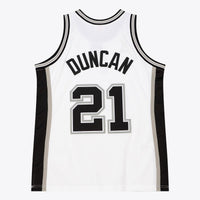 San Antonio Spurs Mitchell & Ness Tim Duncan 2002 Home Finals Authentic Jersey - White