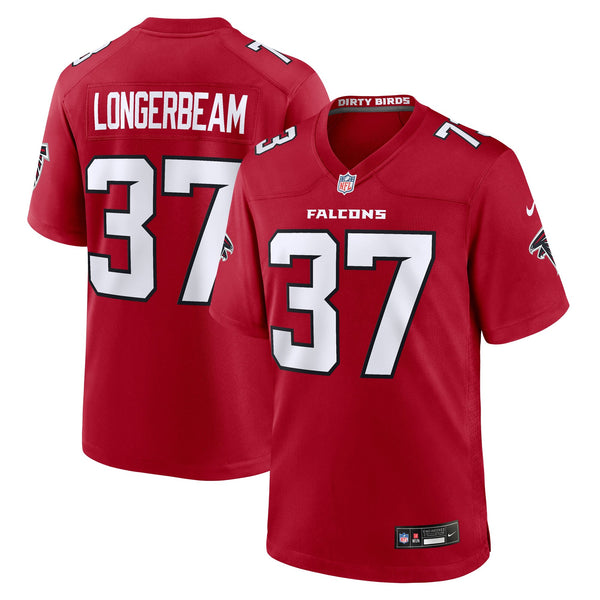 Atlanta Falcons Robert Longerbeam Nike Red Team Game Jersey