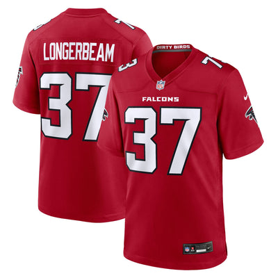 Atlanta Falcons Robert Longerbeam Nike Red Team Game Jersey