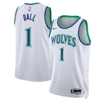Minnesota Timberwolves Lamelo Ball - White jersey – view 1