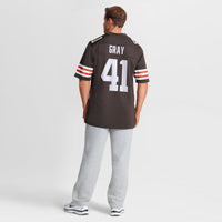 Cleveland Browns Eric Gray Brown jersey – view 3