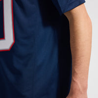 New England Patriots Drake Maye Nike Navy Team Vapor F.U.S.E. Printed Limited Jersey