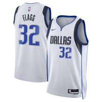Dallas Mavericks Nike Association Edition Swingman Jersey NBA 2025 First Round Draft Pick - White - Cooper Flagg -