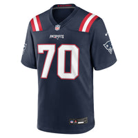 New England Patriots Greg Van Roten Nike Navy Team Game Jersey