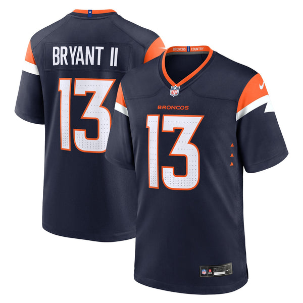 Denver Broncos Pat Bryant Nike Navy Alternate Game Jersey