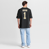 New Orleans Saints Number 1 Groom Nike Black Game Jersey