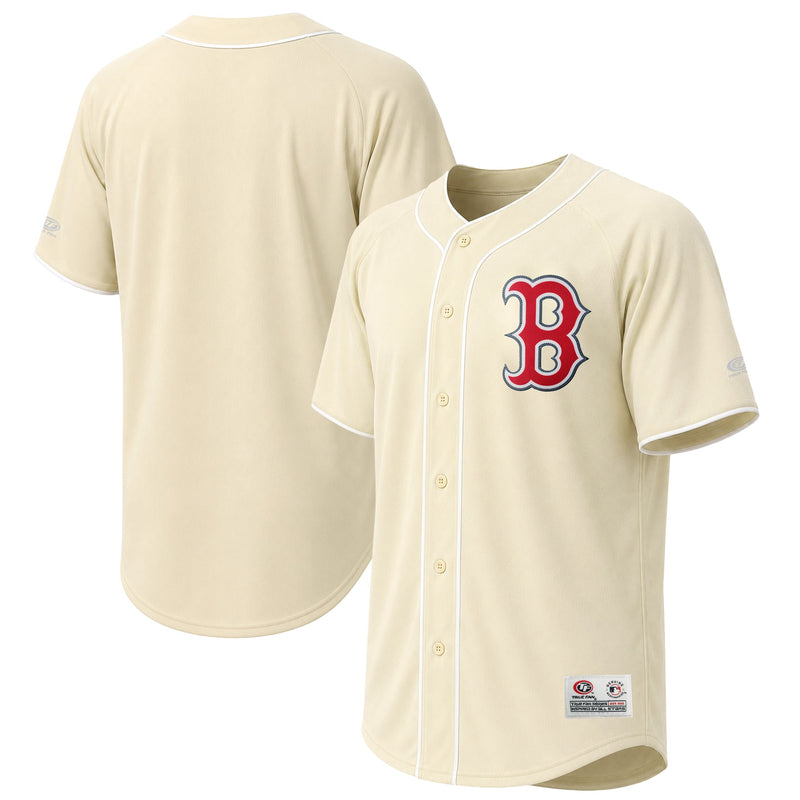Boston Red Sox Stitches Cream Fashion Jersey
