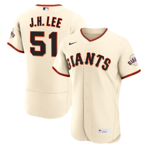 San Francisco Giants Jung Hoo Lee Nike Cream Home Authentic Jersey