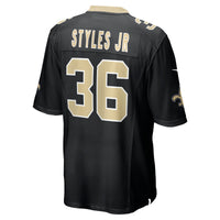 New Orleans Saints Lorenzo Styles Jr. Black jersey – view 5