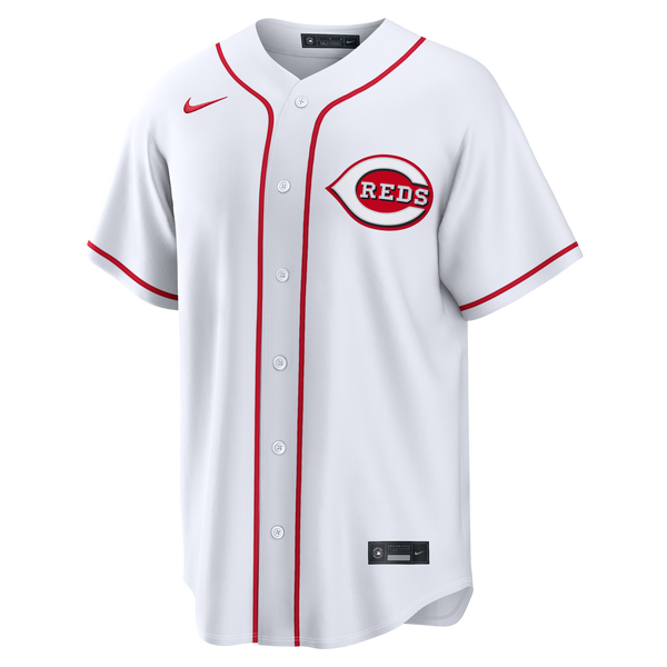 Cincinnati Reds Elly De La Cruz Nike White Home Replica Jersey