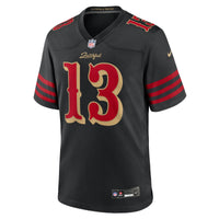 San Francisco 49ers Brock Purdy Black jersey – view 2