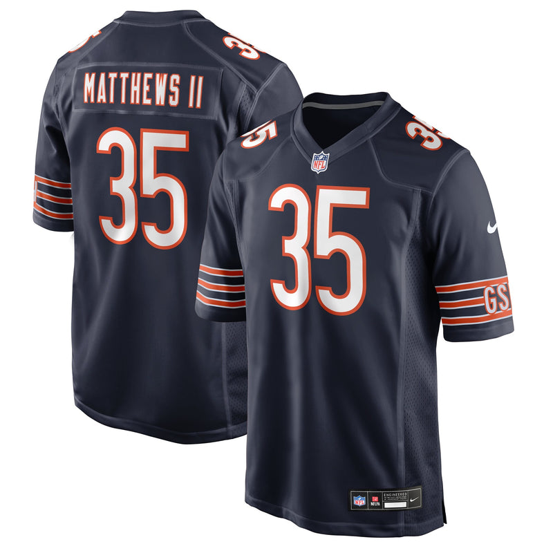 Chicago Bears Wayne Matthews II Navy jersey – view 1