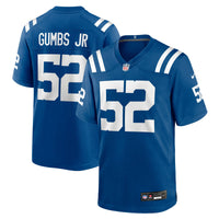 Indianapolis Colts George Gumbs Jr. Nike Royal Team Game Jersey
