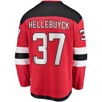 New Jersey Devils Connor Hellebuyck Red jersey – view 4
