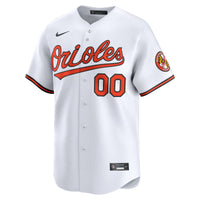 Baltimore Orioles Nike White Home Limited Custom Jersey