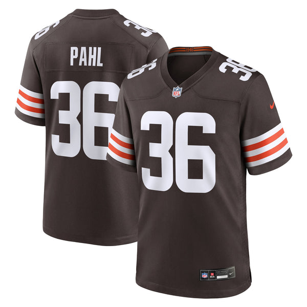 Cleveland Browns Wes Pahl Nike Brown Team Game Jersey