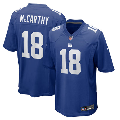 New York Giants J.J. McCarthy Nike Royal Team Game Jersey