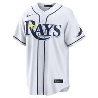 Tampa Bay Rays Nike White Home Stadium Custom Jersey