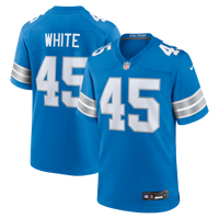 Detroit Lions Devin White Nike Blue Team Game Jersey