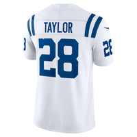 Indianapolis Colts Jonathan Taylor Nike White Vapor F.U.S.E. Printed Limited Jersey