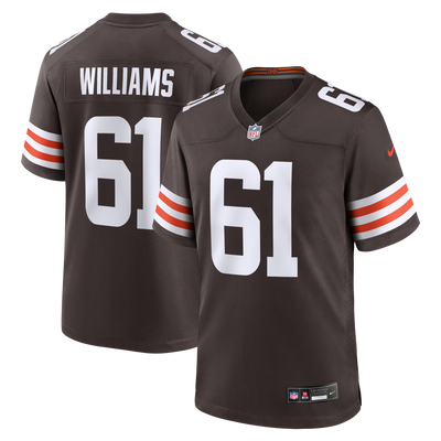 Cleveland Browns Chris Williams Nike Brown Team Game Jersey