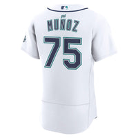 Seattle Mariners Andres Munoz Nike White Home 50th Season Authentic Jersey