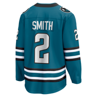 San Jose Sharks Will Smith Fanatics Teal Home Breakaway Jersey