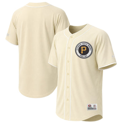 Pittsburgh Pirates Stitches Cream Fashion Jersey