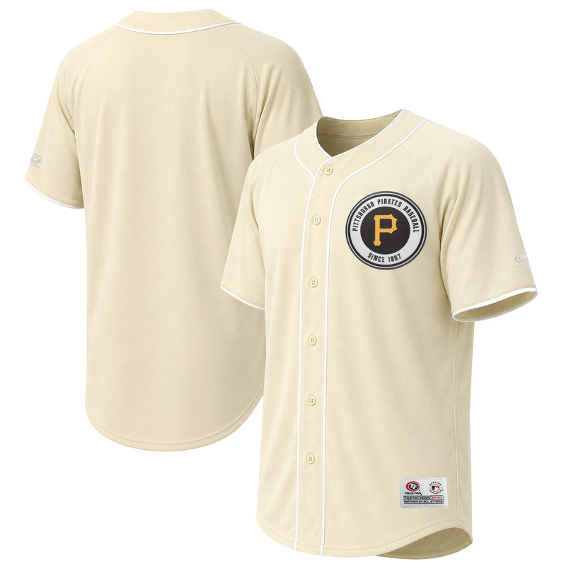 Pittsburgh Pirates Stitches Cream Fashion Jersey