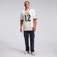 Jacksonville Jaguars Travis Hunter Nike Natural 2026 Rivalries Collection Game Jersey