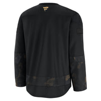 Anaheim Ducks Fanatics Black 2024 Military Appreciation Practice Jersey